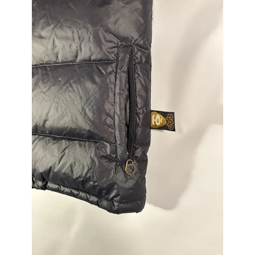 Vtg "Dub 68 Remix Series" Black Short Sleeve Rapper Puffer Jacket Men's L Y2k - Picture 12 of 16